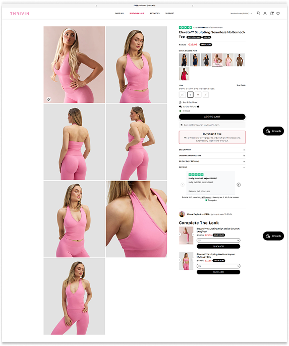 Product Front View