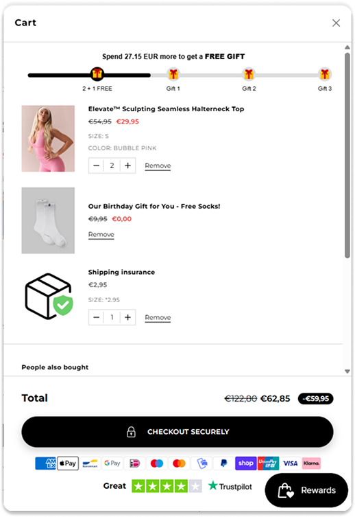 Add to Cart Page Preview